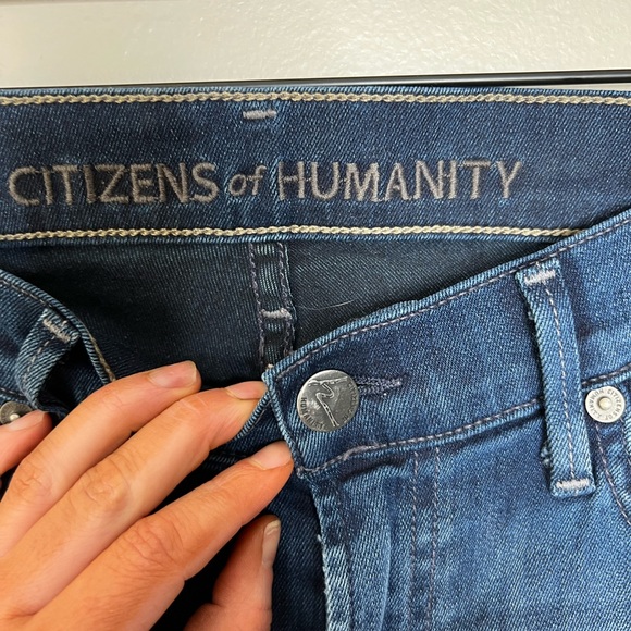 Citizens of humanity bootcut/flare jeans, mid rise jeans size 27 - Picture 7 of 15